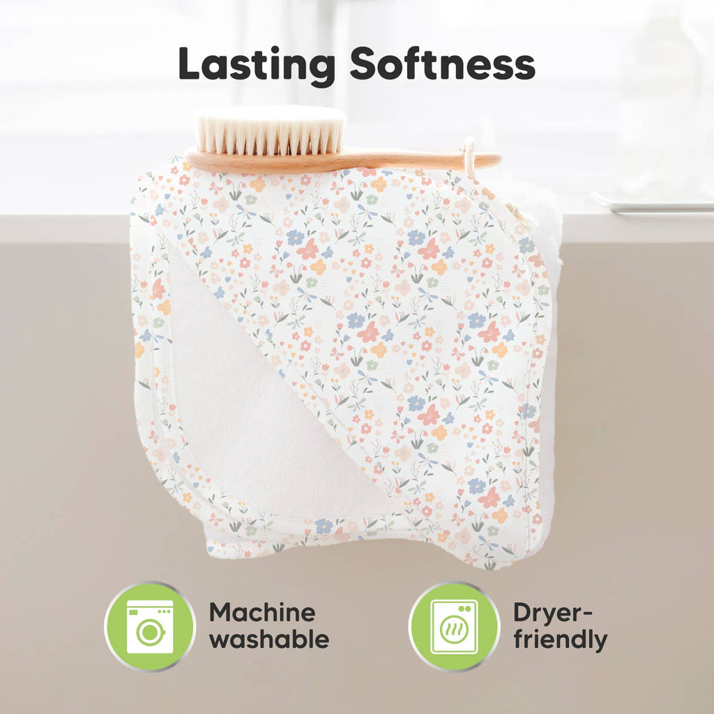 KeaBabies Luxe Baby Hooded Towel