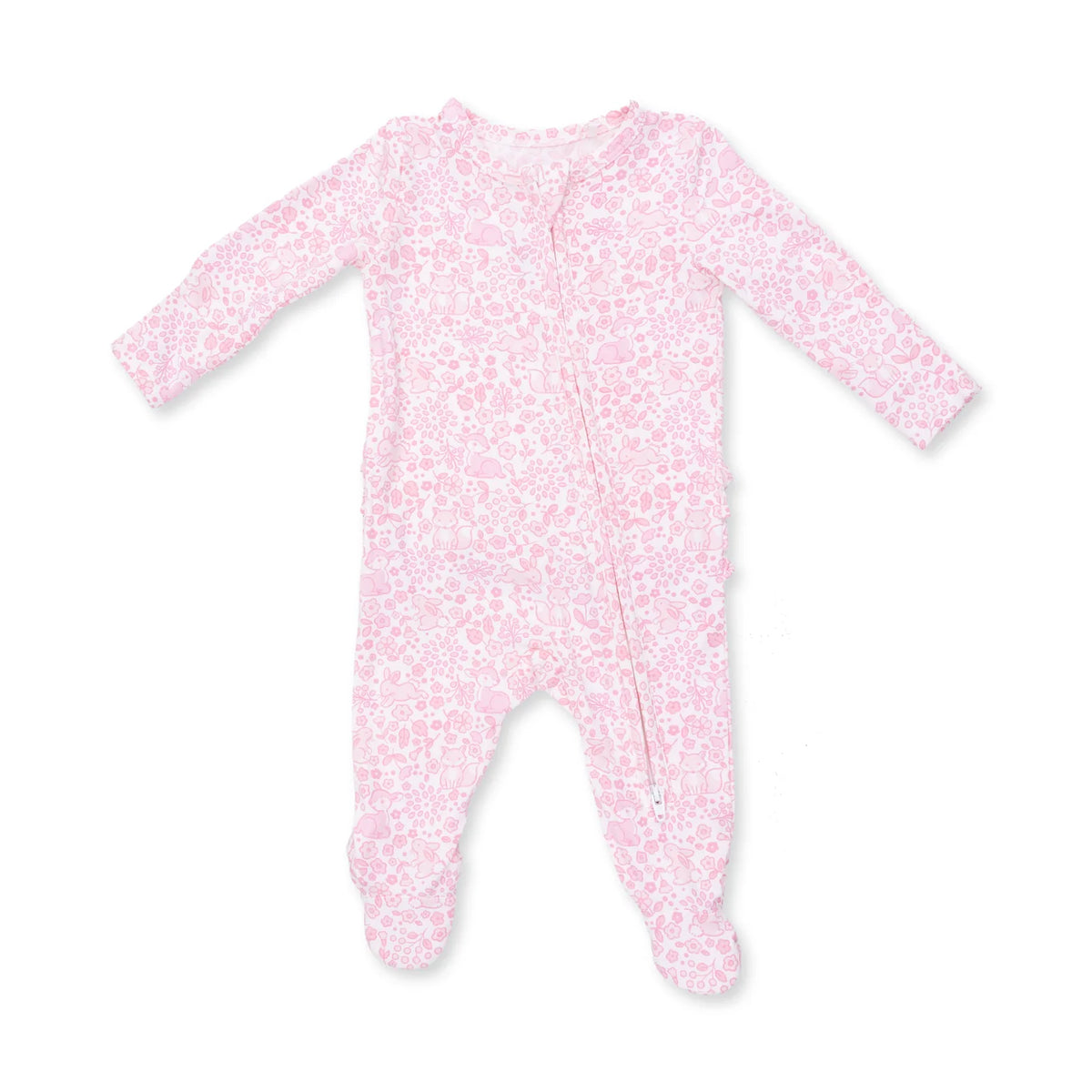 Baby Woodland Ruffled Footie