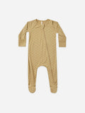 Melon Star Zipper Footie