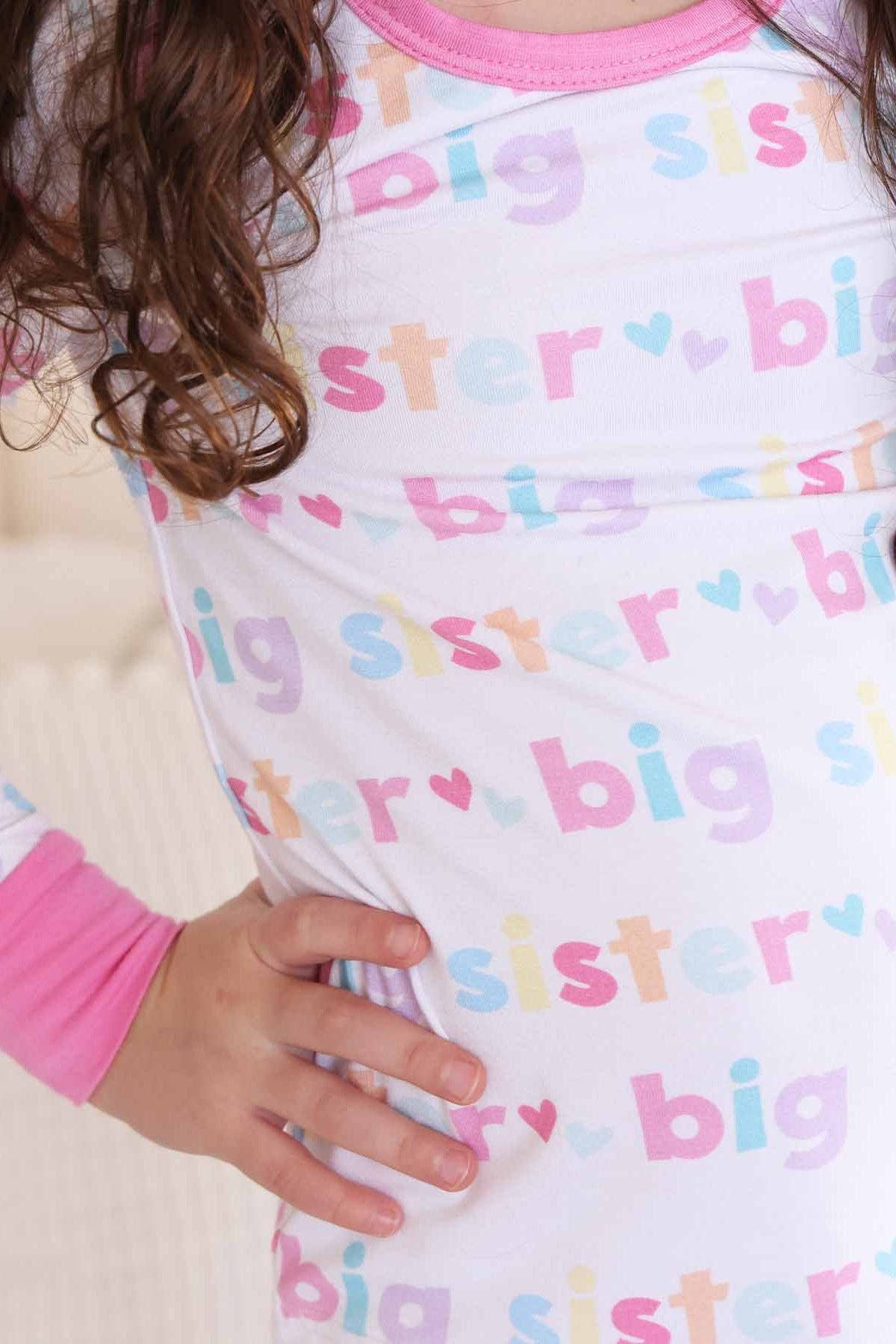 Big Sister Two Piece Pajama Set