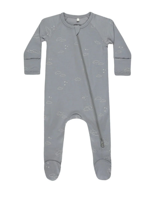 Cloud Zipper Footie