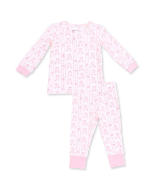 Ballet Shoe Ribbon Long Sleeve Loung wear set