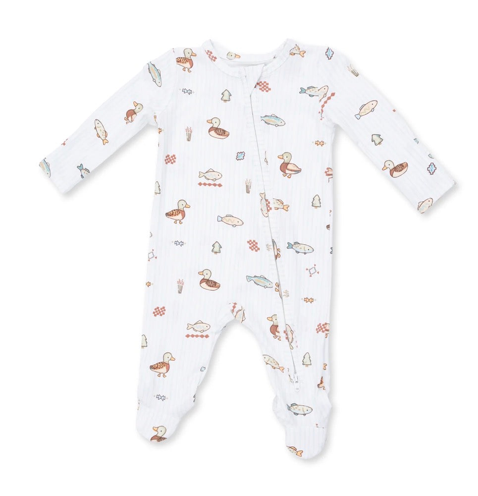 Lake Cuties 2 Way Zipper Footie