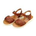 Athena Braided Sandal Cognac K618