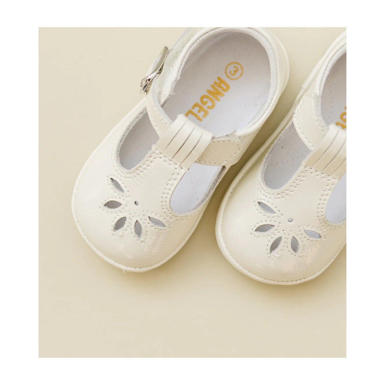 Ivory Bridget T-Strap Mary Jane Shoe