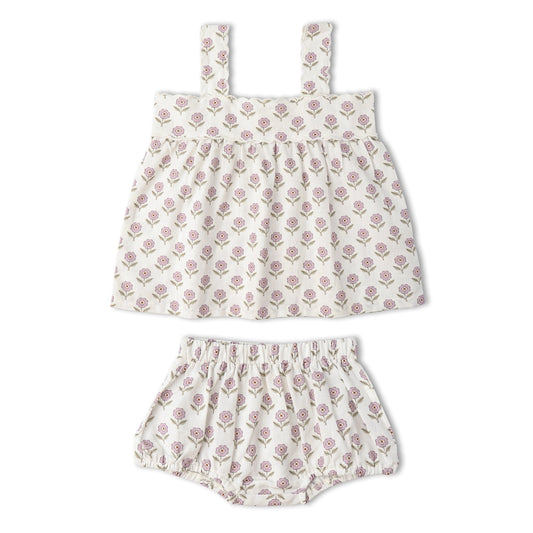 Lavender Bloomer Set