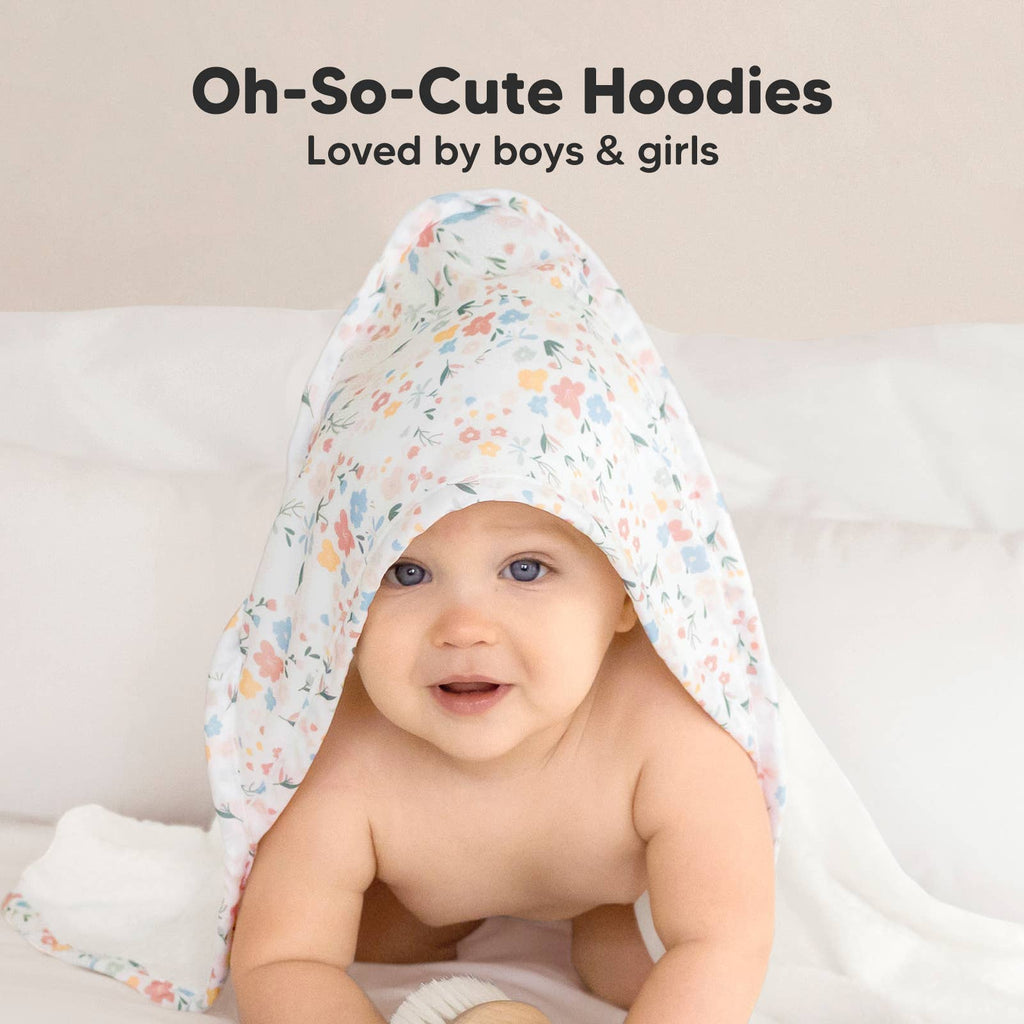 KeaBabies Luxe Baby Hooded Towel