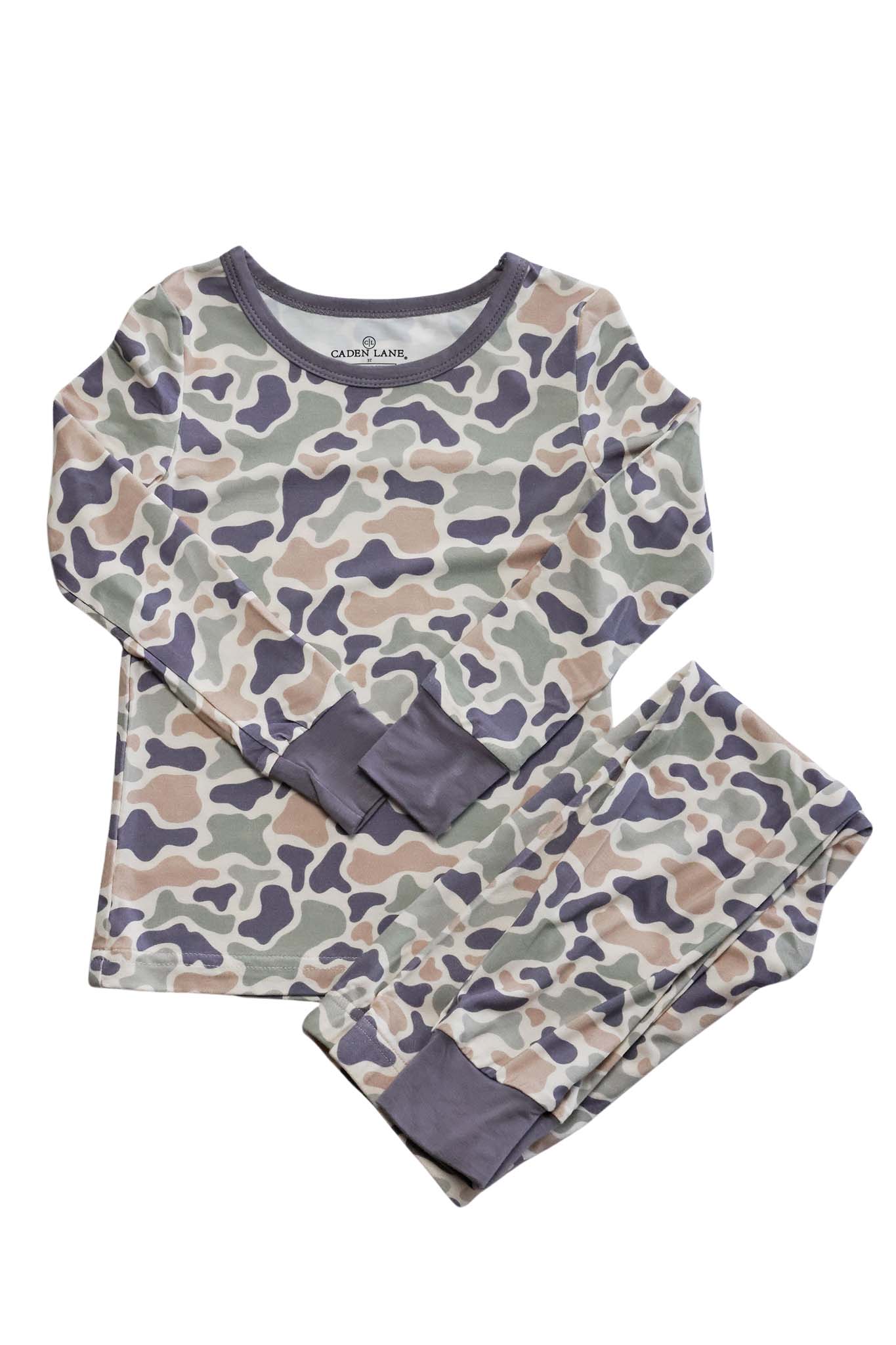 Two-Piece Bamboo Pajama Set | Camo Cutie