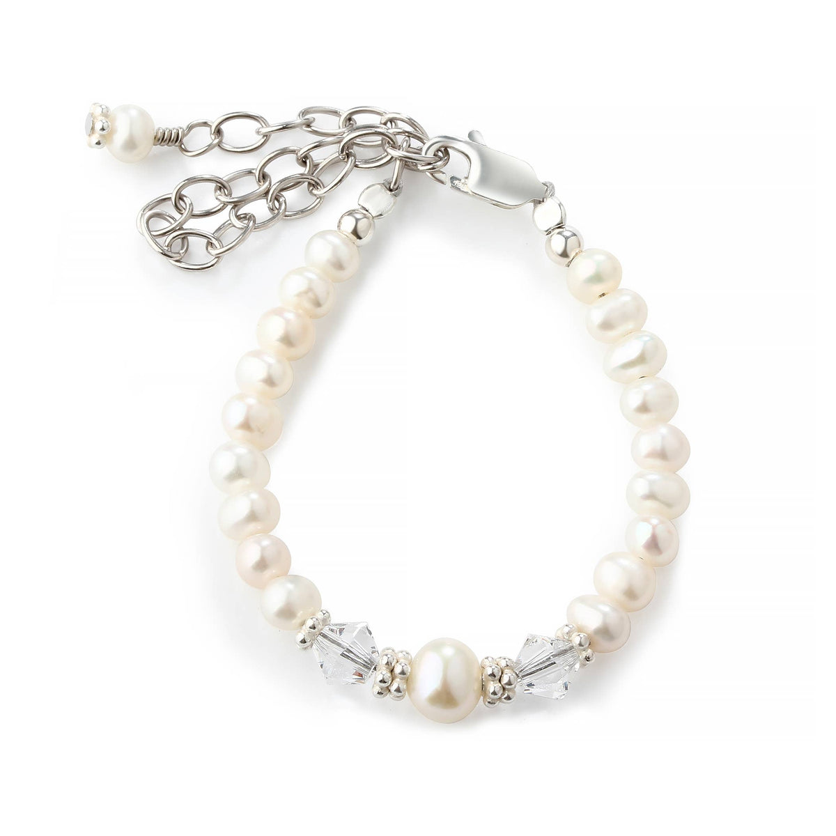 Cherished Babe to Bride Sterling Silver Baby Bracelet Gift