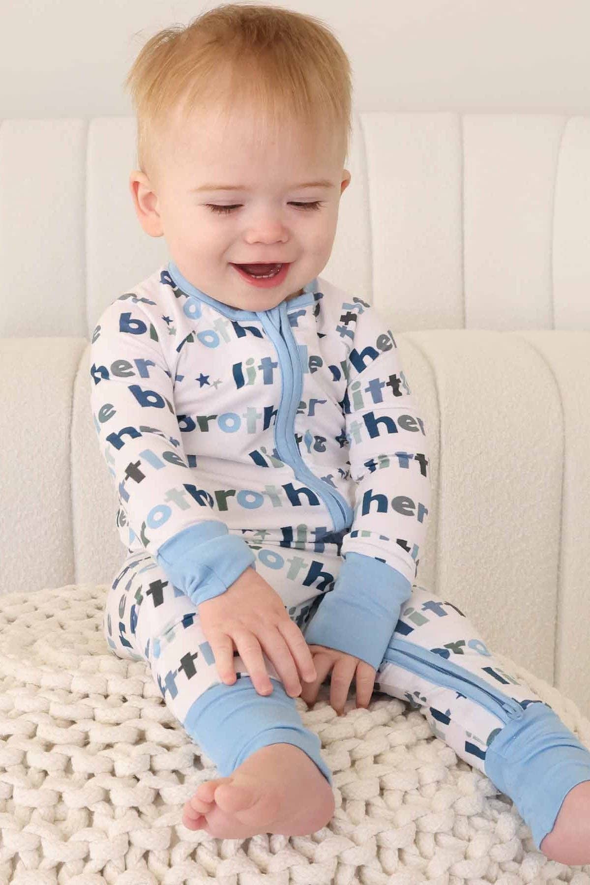 Little Brother Convertible Bamboo Zip Romper