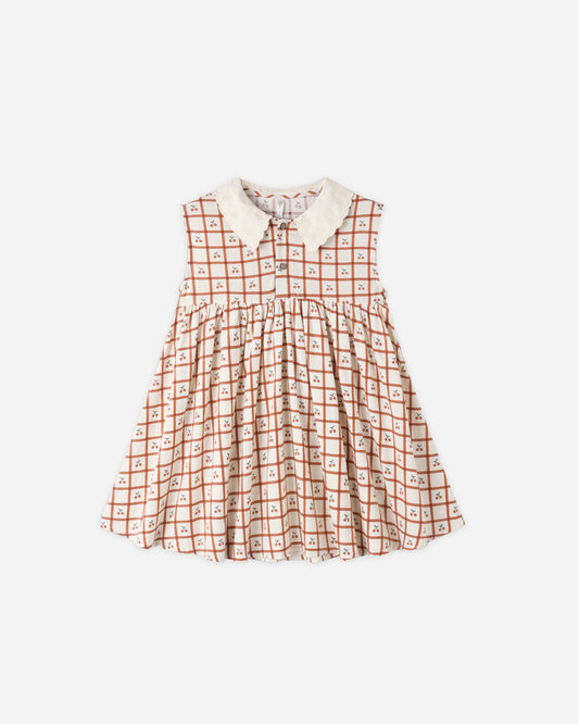 Cherry Check Dress