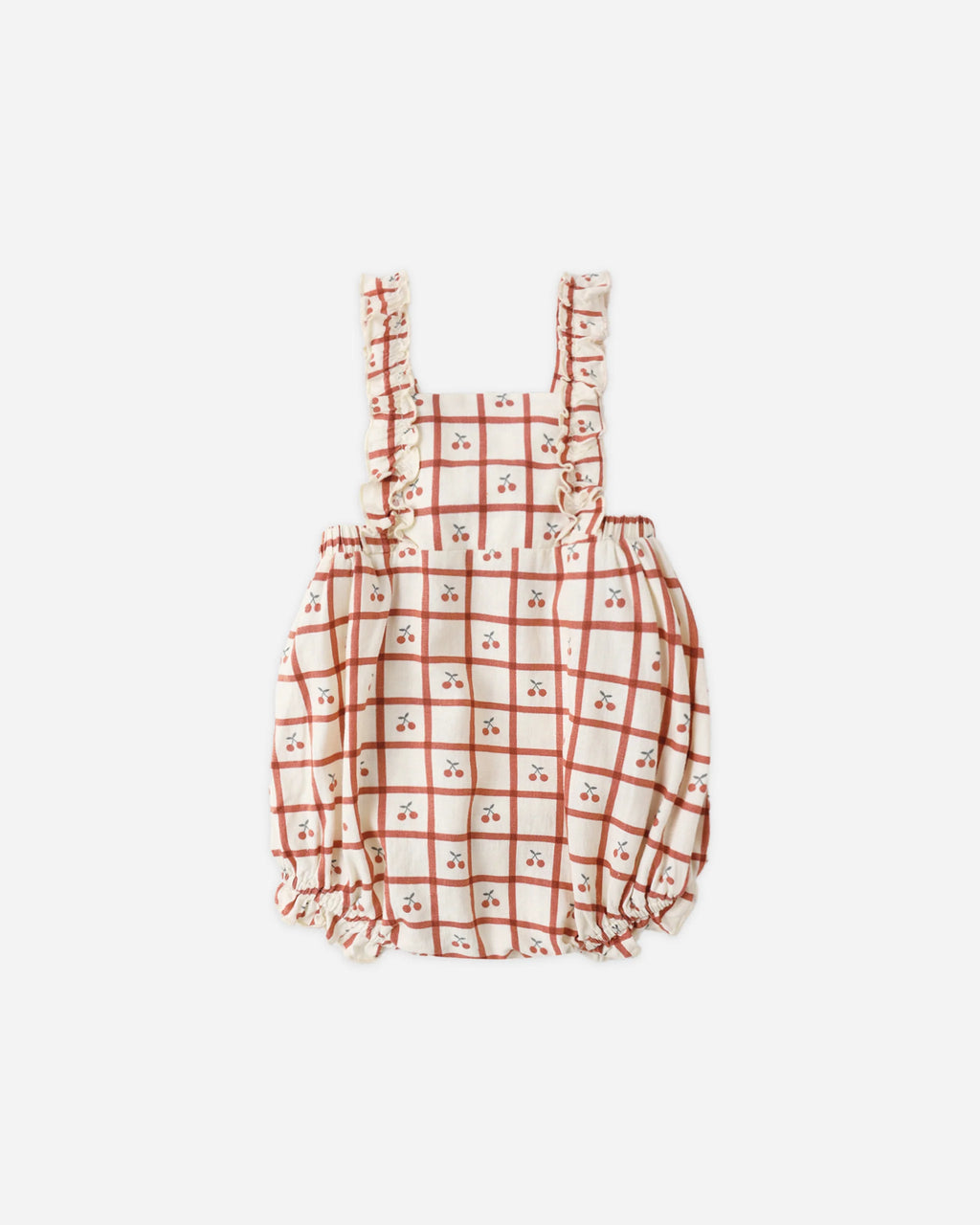 Cherry Check Romper