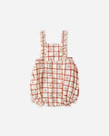 Cherry Check Romper