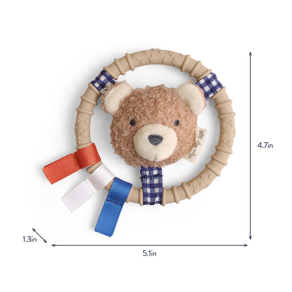 *NEW* Itzy Ring Pal™ - Teething Ring with Plush Character