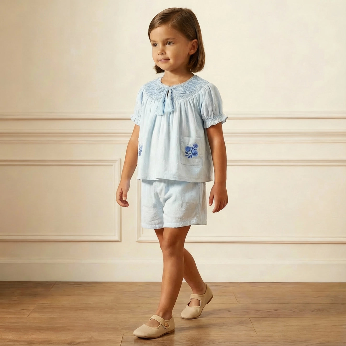 Light Blue Short Set