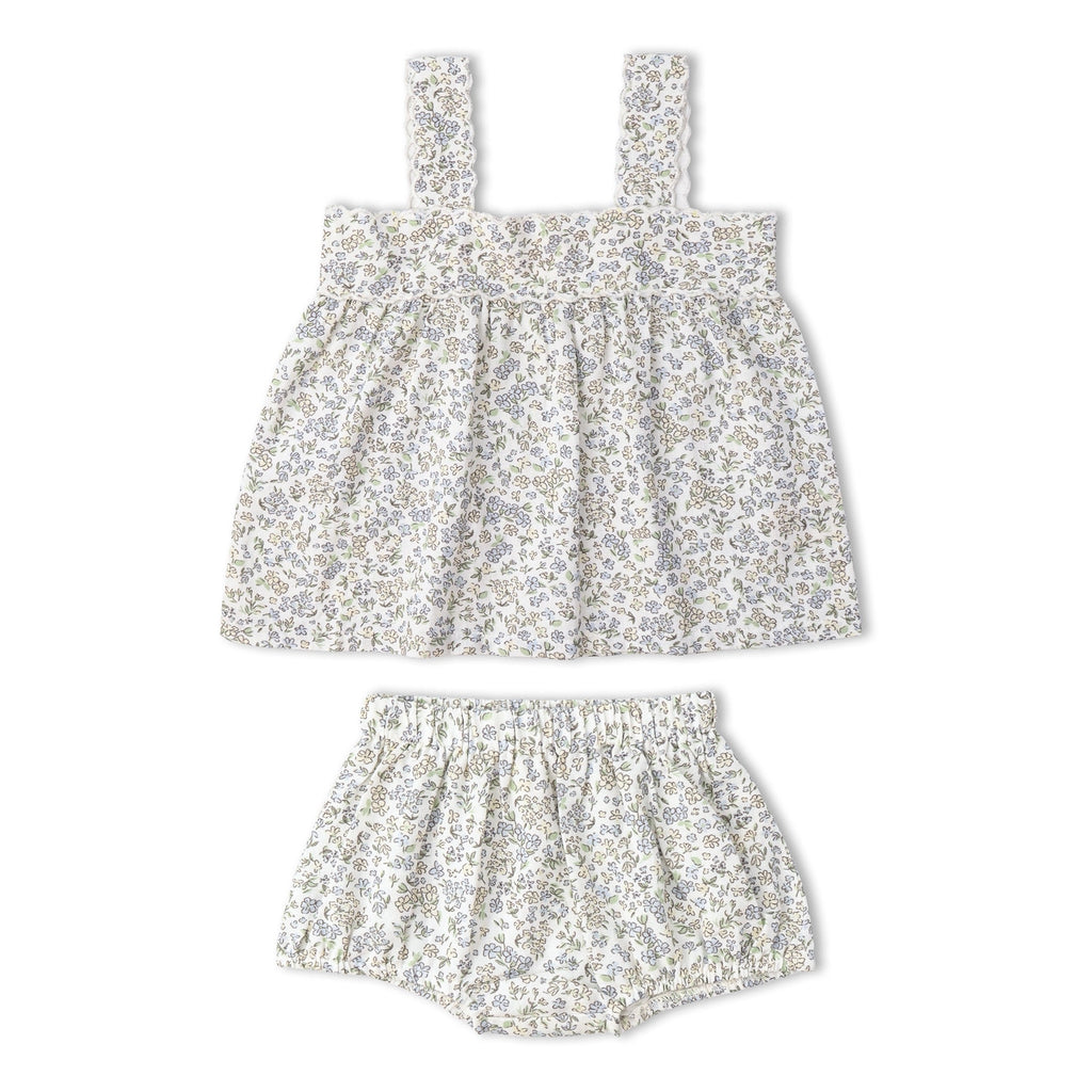 Tulle Floral Bloomer Set