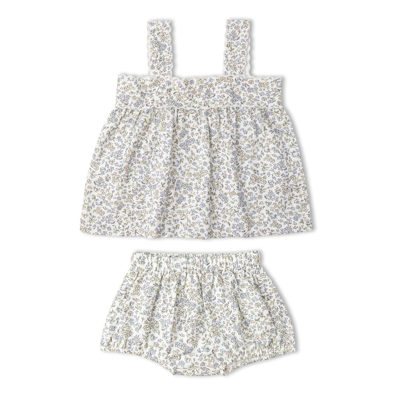 Tulle Floral Bloomer Set