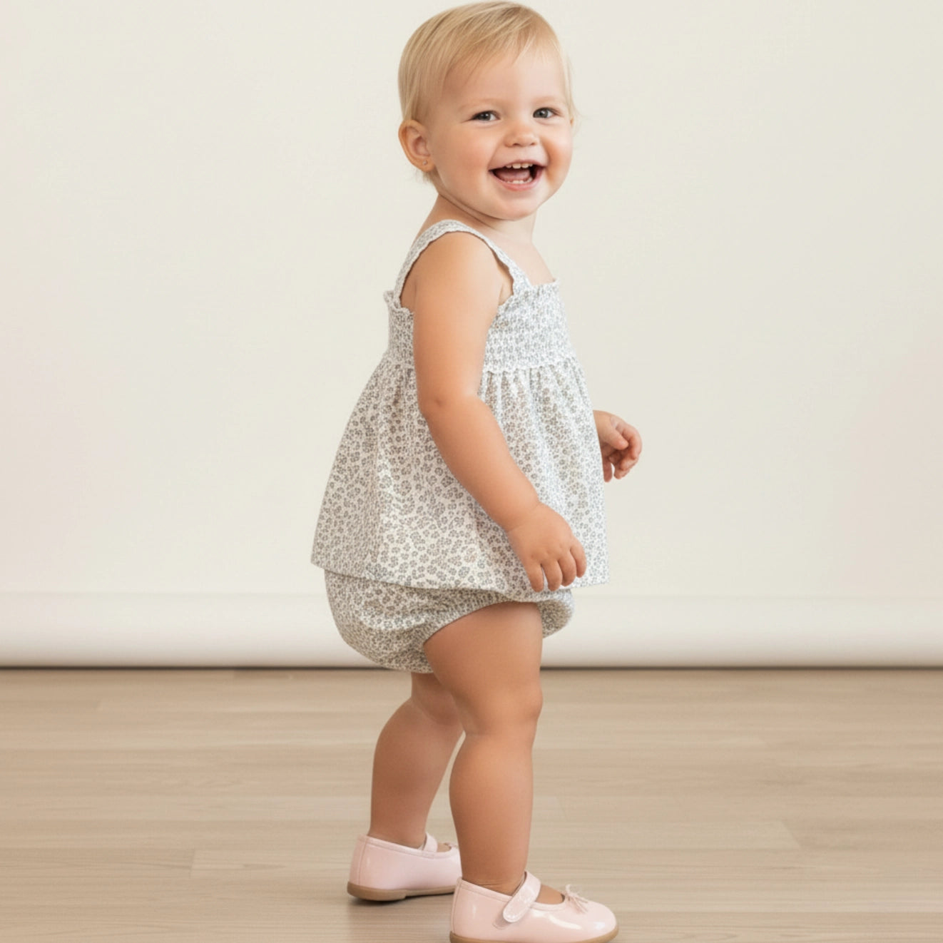 Tulle Floral Bloomer Set