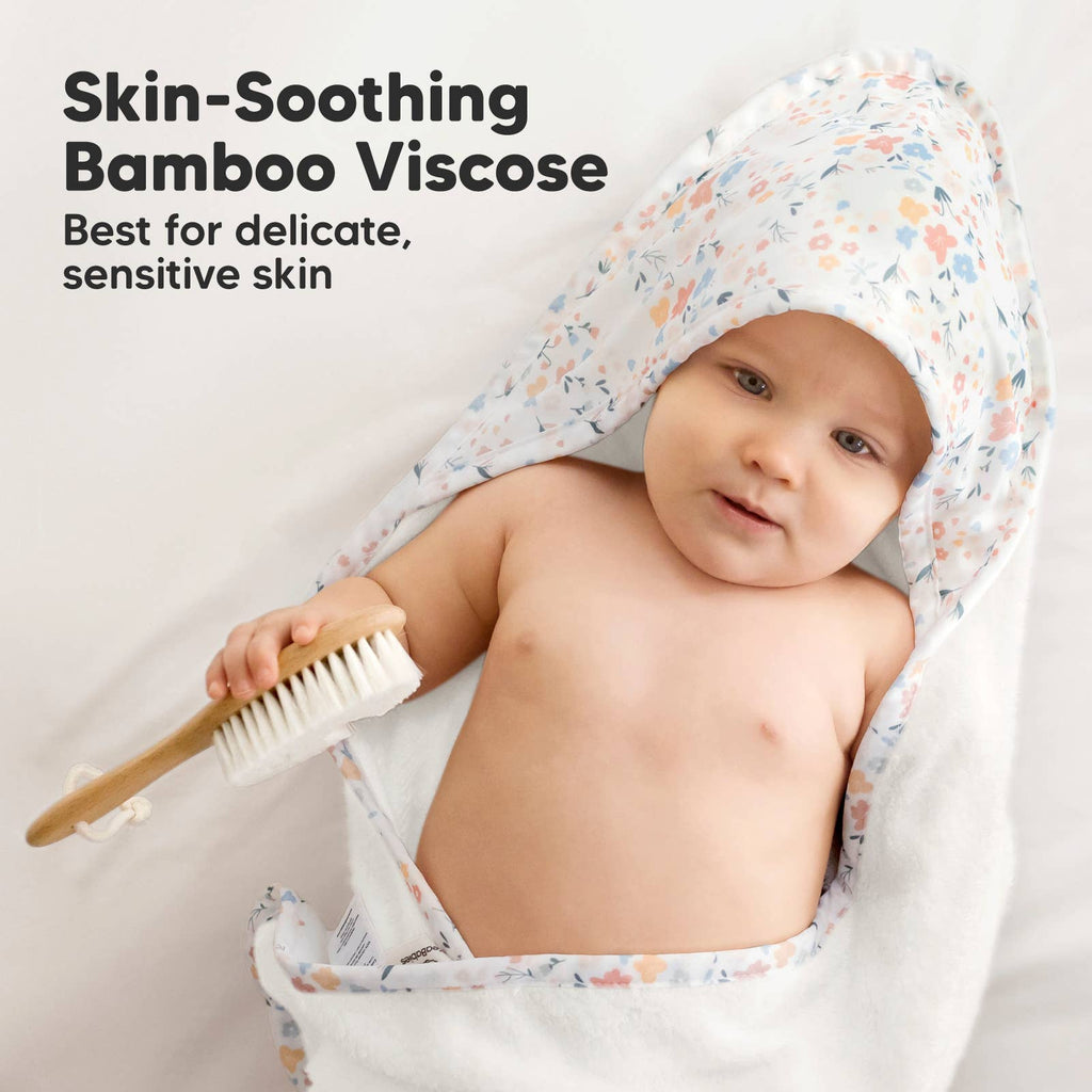 KeaBabies Luxe Baby Hooded Towel