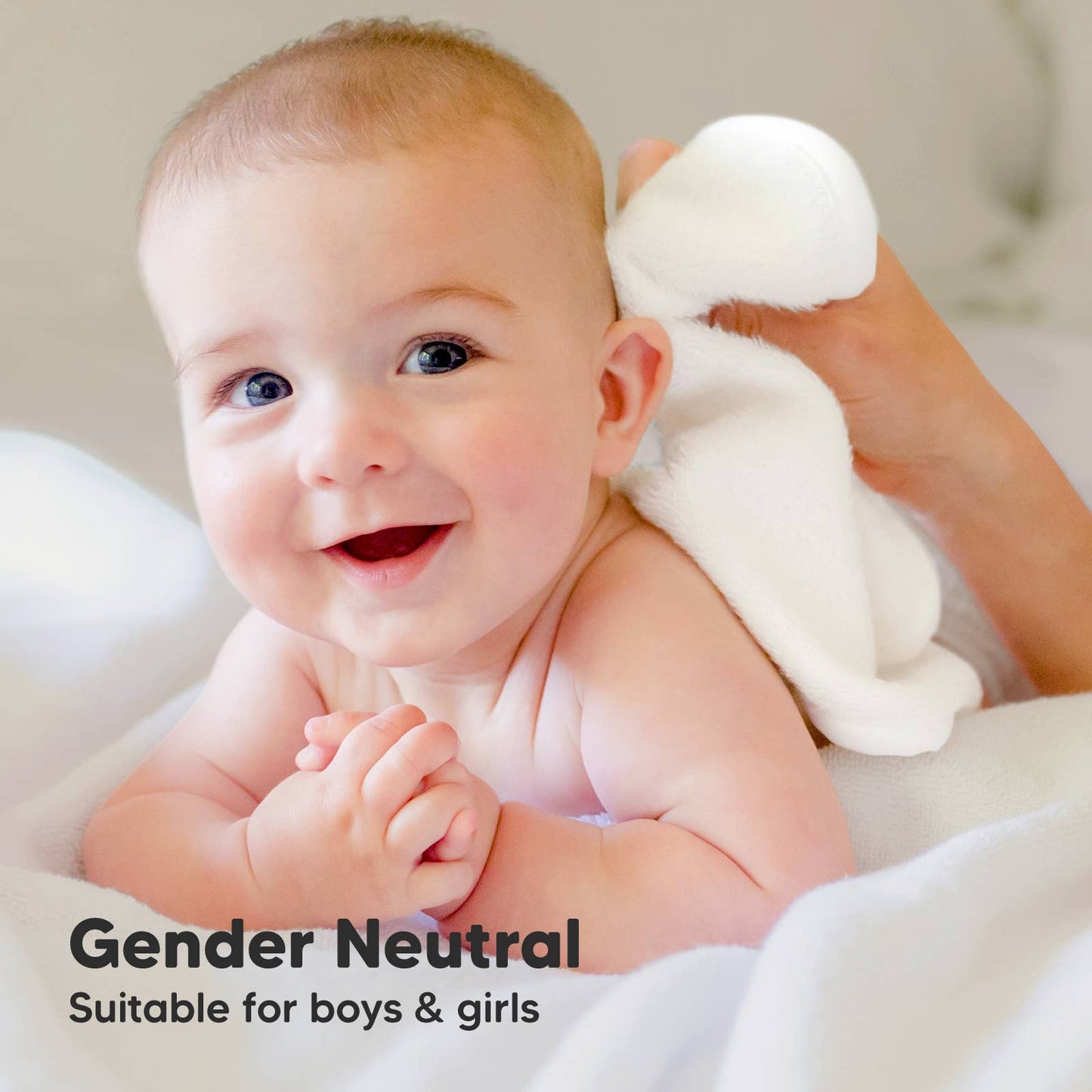 White Baby Wash Cloths