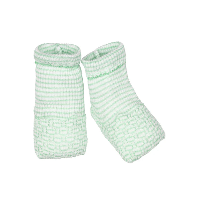 Mint Paty Knit Solid Color Booties