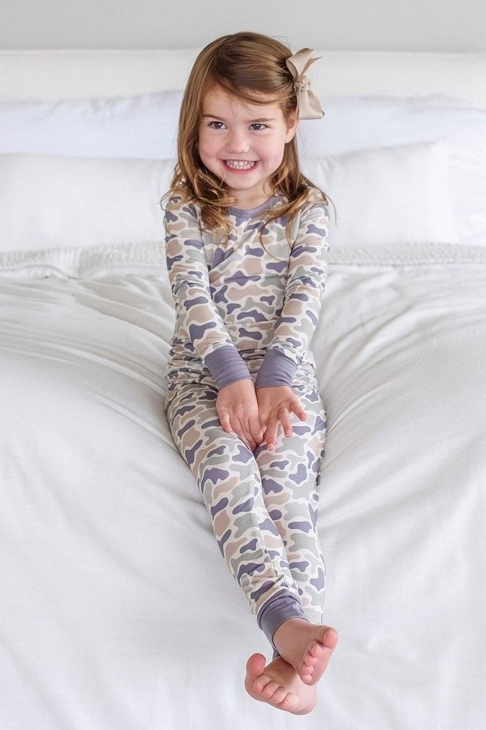 Two-Piece Bamboo Pajama Set | Camo Cutie