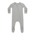 Floral Footie with Zipper