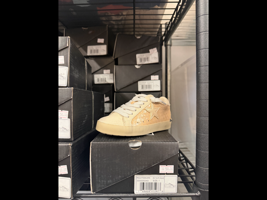 Paula Toddler Taupe snake sneaker 262