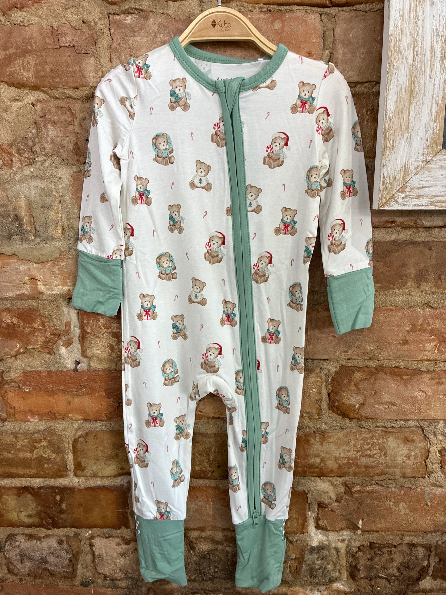Christmas Teddy Bears Convertible Romper