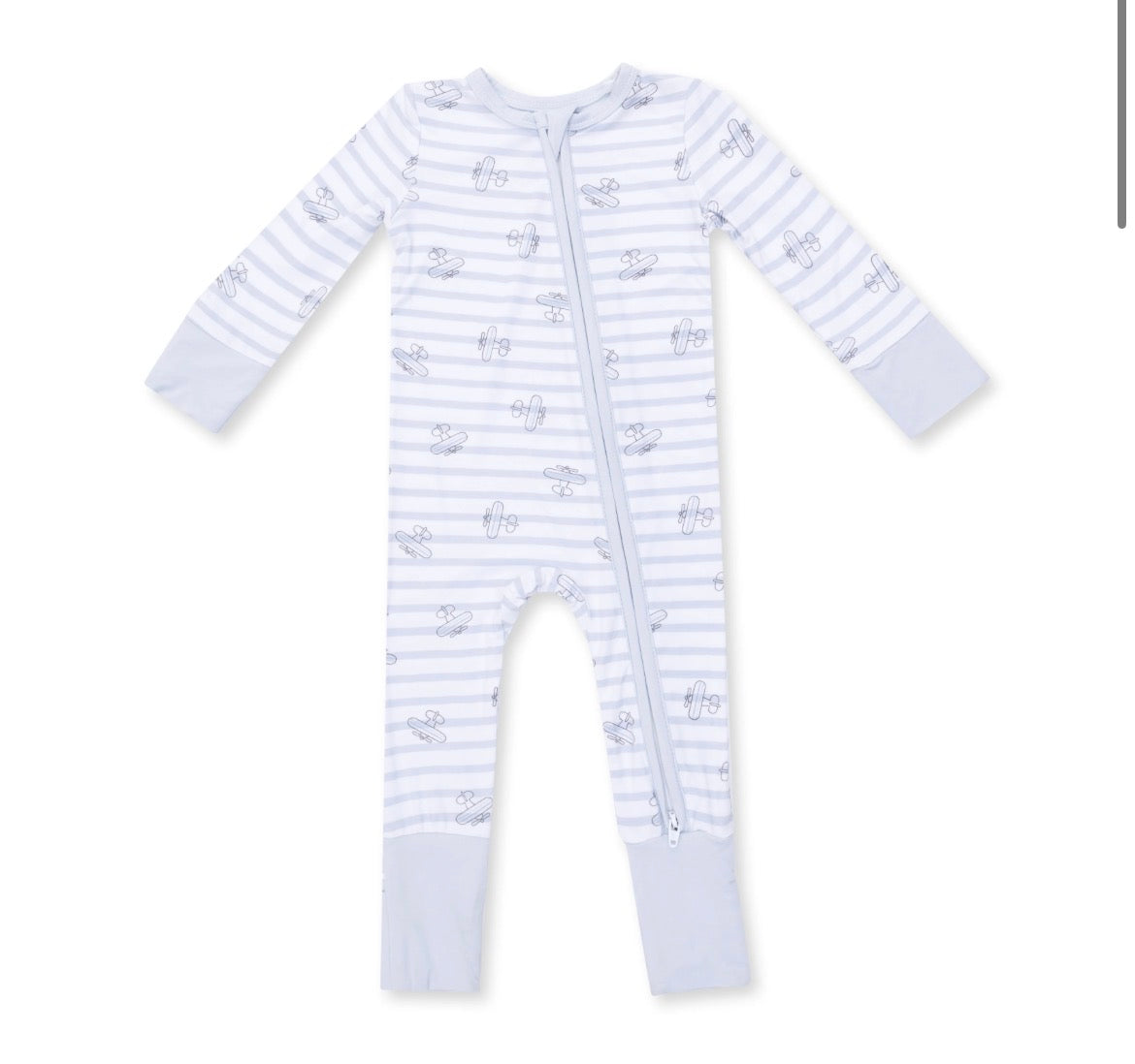 Airplane Check Convertible Romper