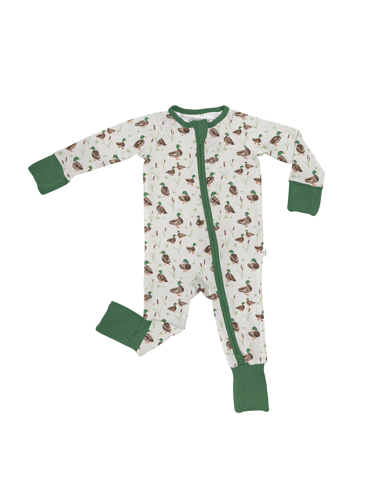 Mallard Drake Ducks-Convertible Zip PJs