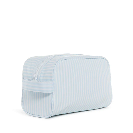 TRVL Stowaway Toiletry Bag - Pimlico Stripe Blue