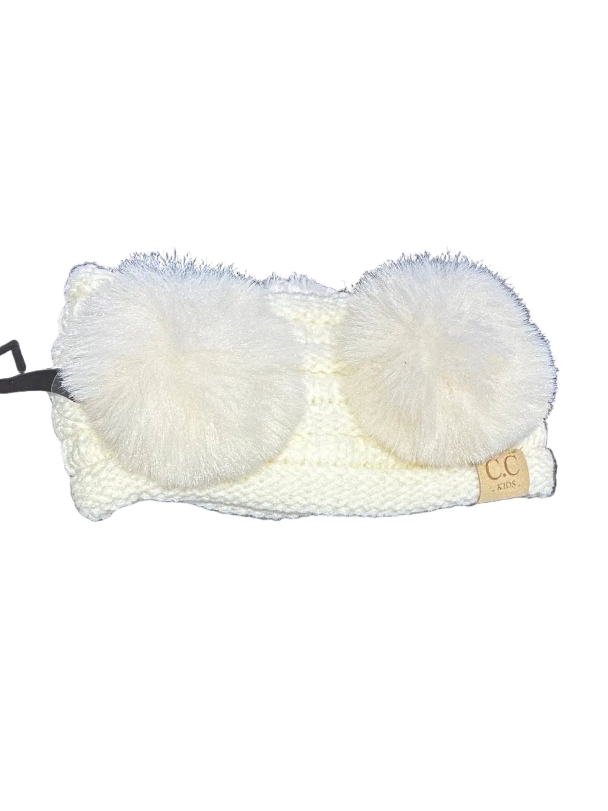 Kids Cozy Knit Headband Ivory