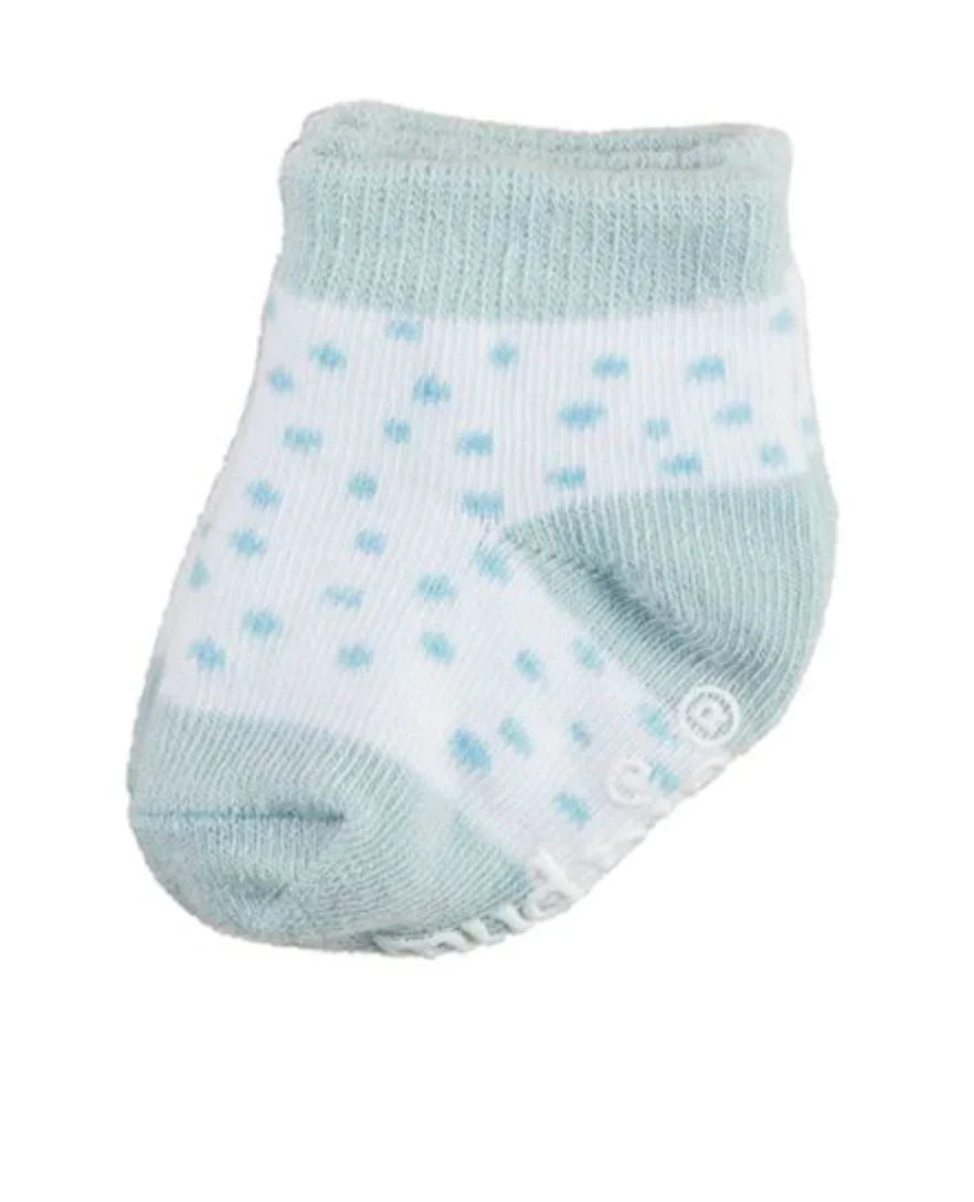 Blue dot socks