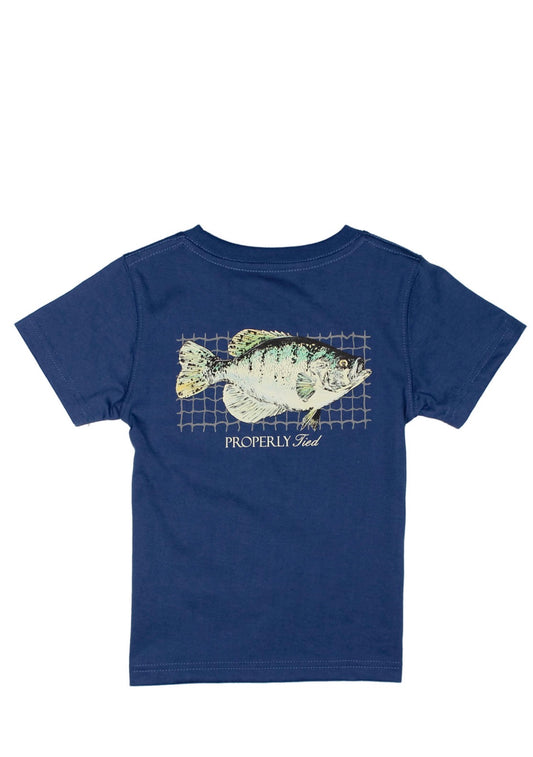 Crappie River Blue Tee