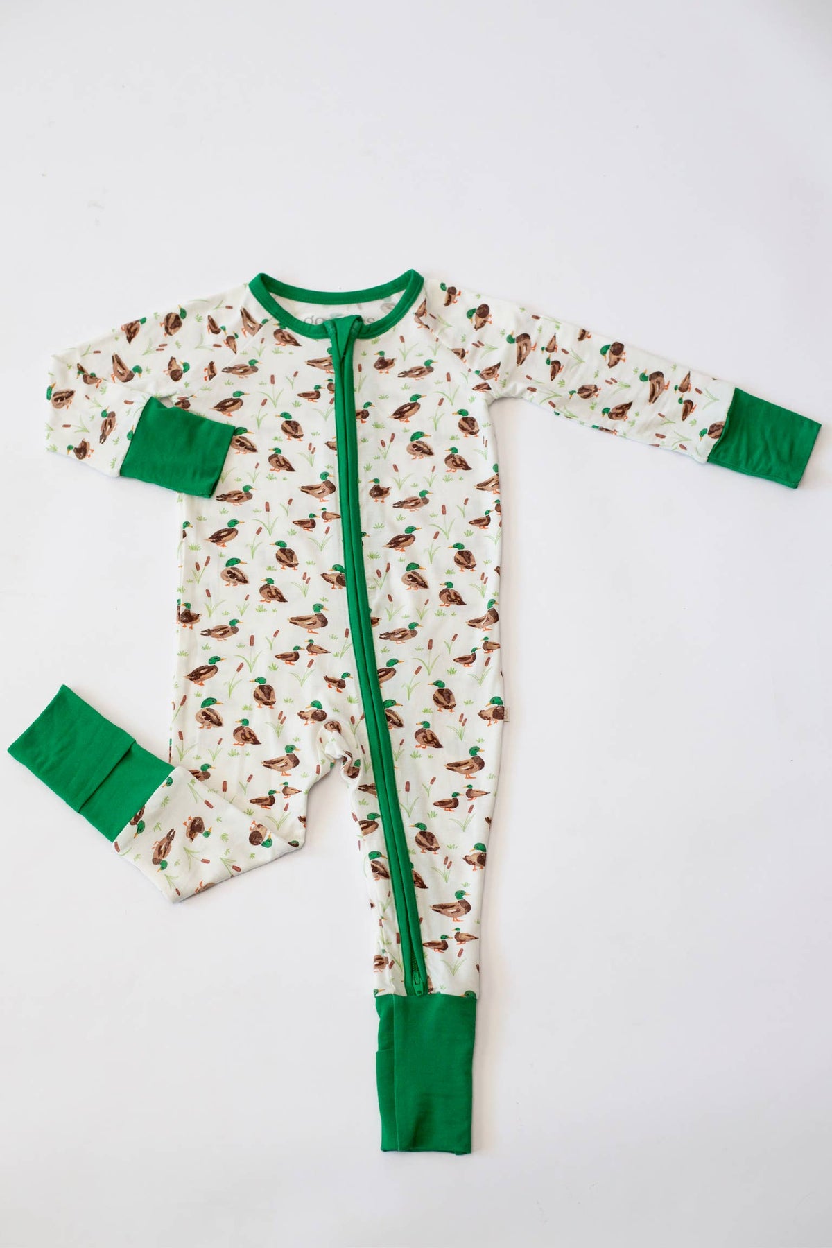Mallard Drake Ducks-Convertible Zip PJs