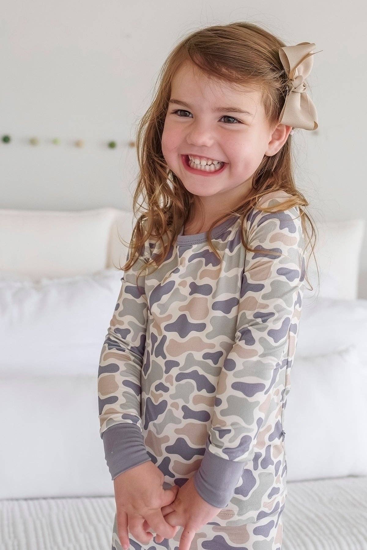 Two-Piece Bamboo Pajama Set | Camo Cutie