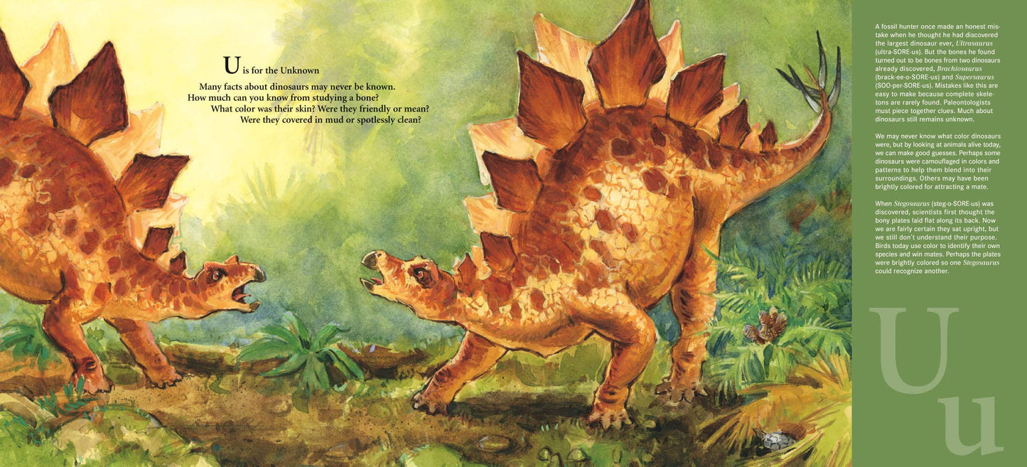 D is for Dinosaur: A Prehistoric Alphabet Picture Book