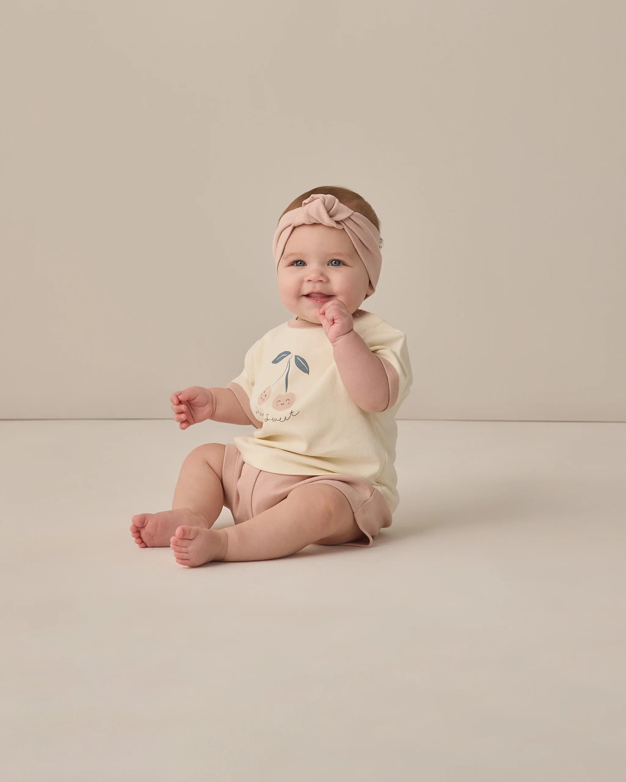Cherry Ringer Tee and short set