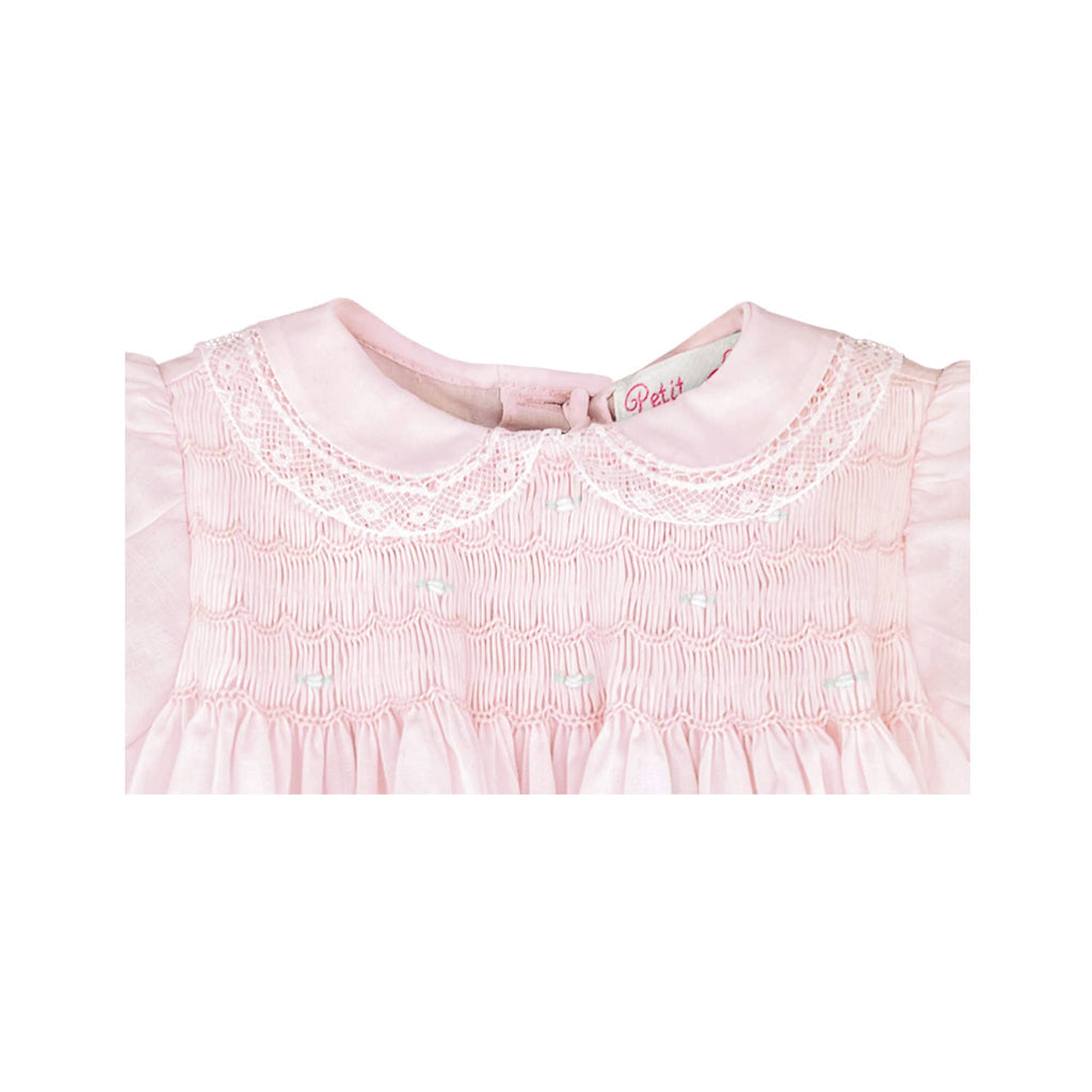 Fully Smocked Dress with Lace