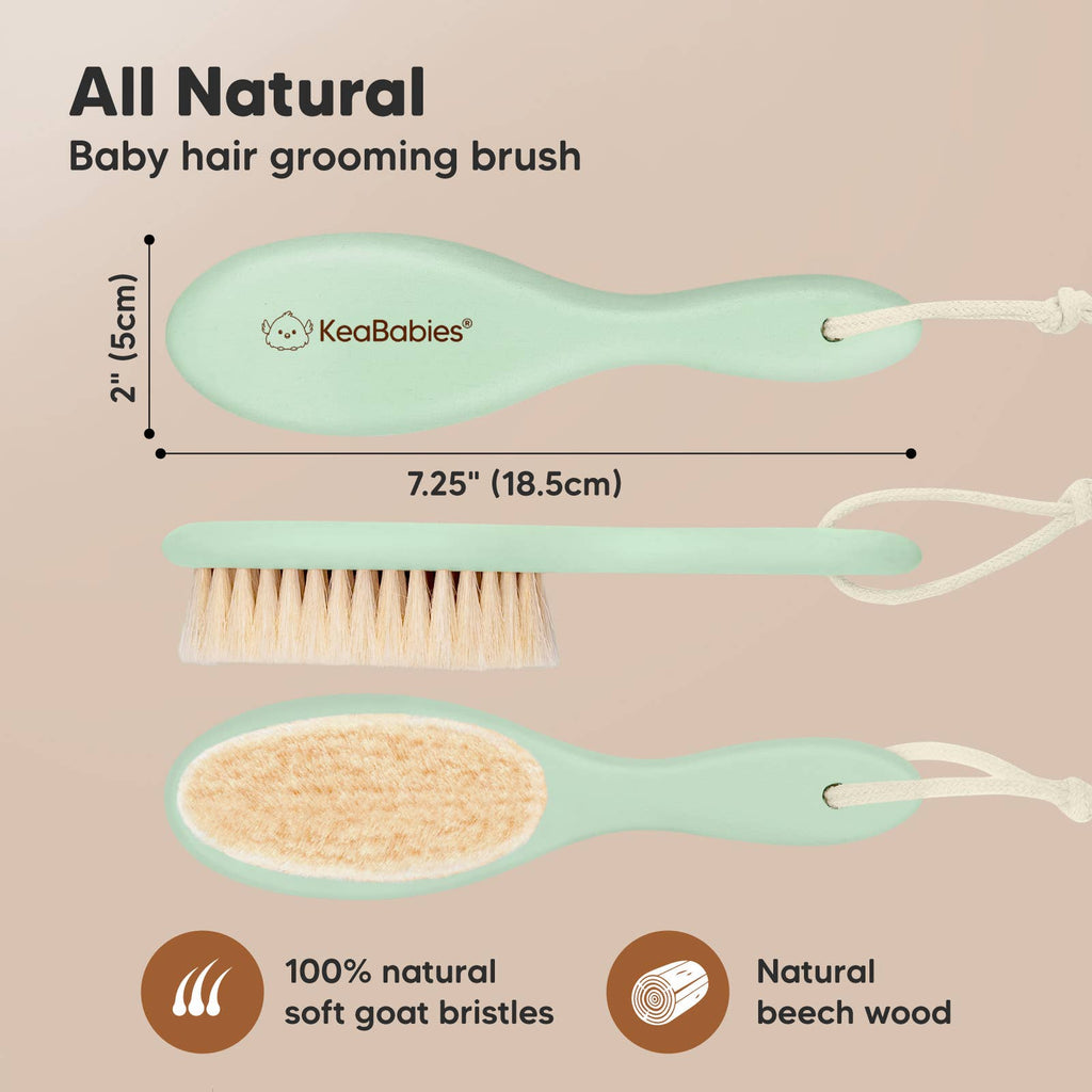 KeaBabies Baby Hair Brush
