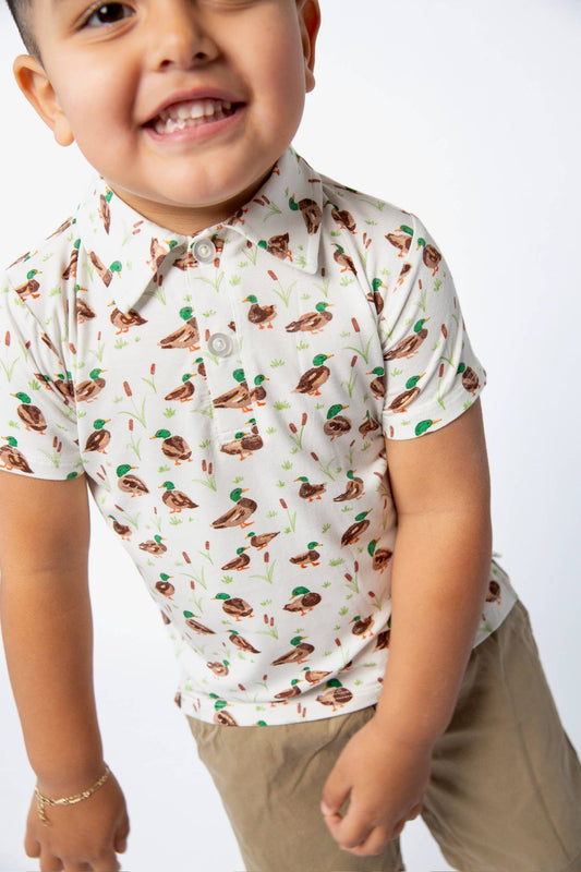 Mallard Drake Ducks Polo Shirt