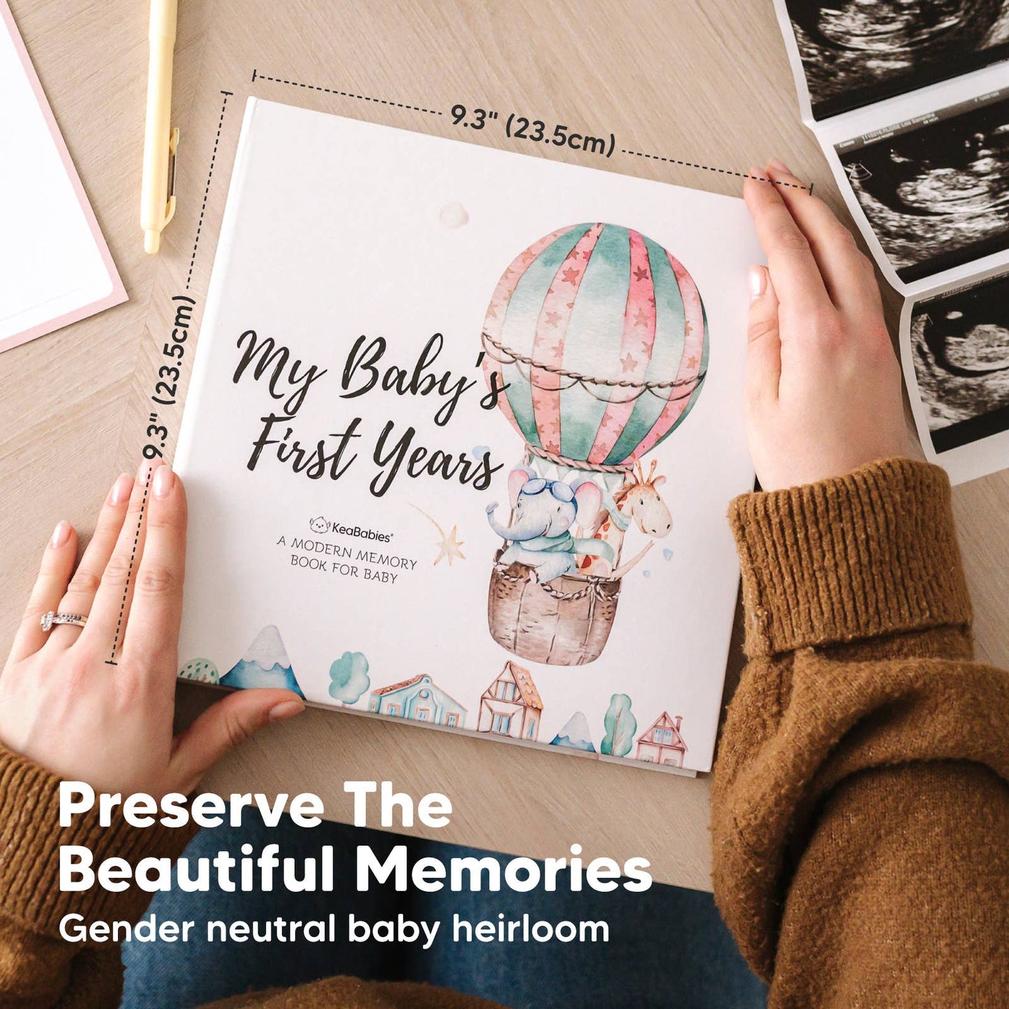 KeaBabies Baby First Years Memory Book