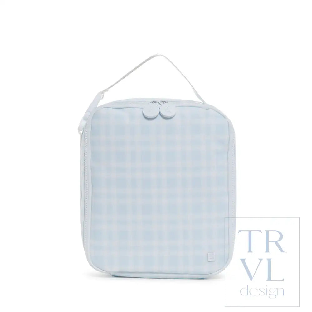 TSA Lunchbox in blue Gingham