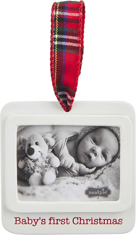 First X-mas Handprint Ornament