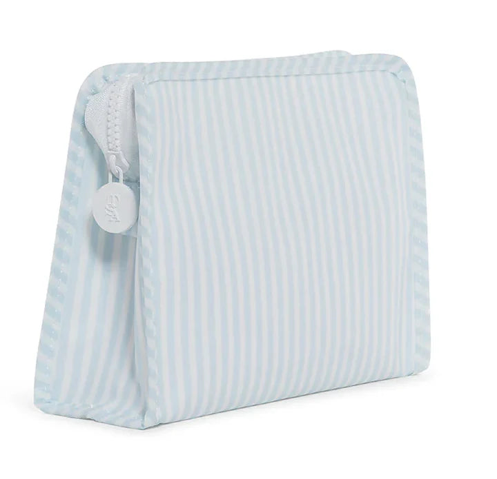 TRVL Roadie Medium Zip Pouch - Pimlico Stripe Blue