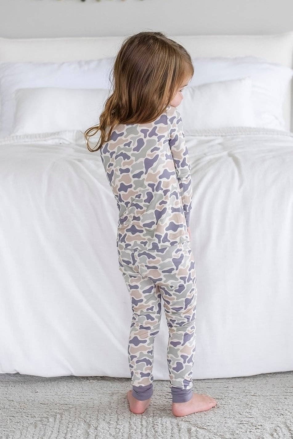 Two-Piece Bamboo Pajama Set | Camo Cutie