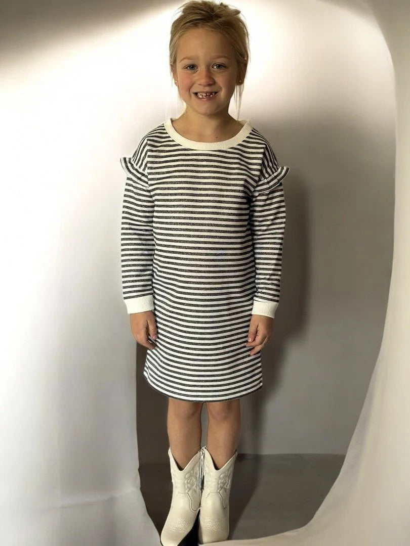Cora Glimmer Stripe Dress
