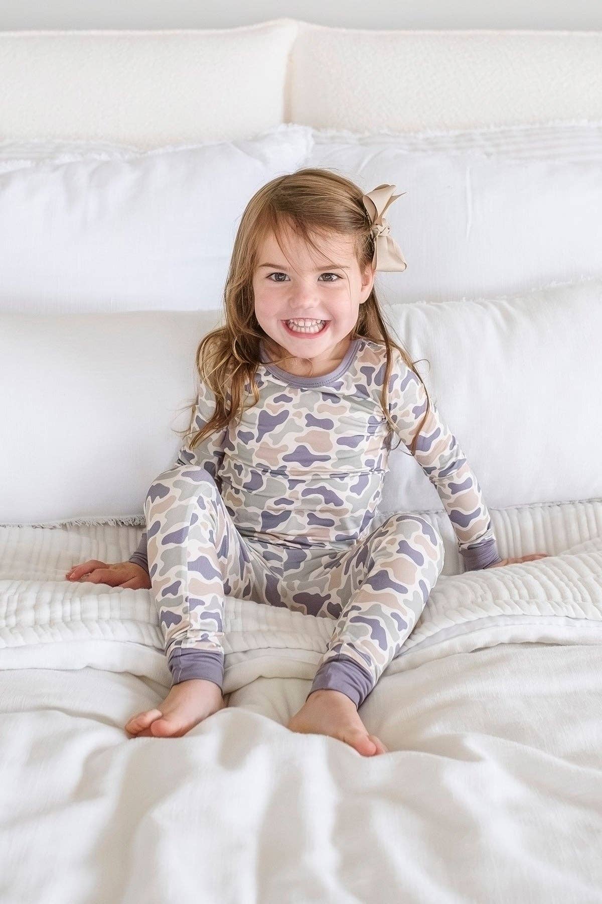 Two-Piece Bamboo Pajama Set | Camo Cutie