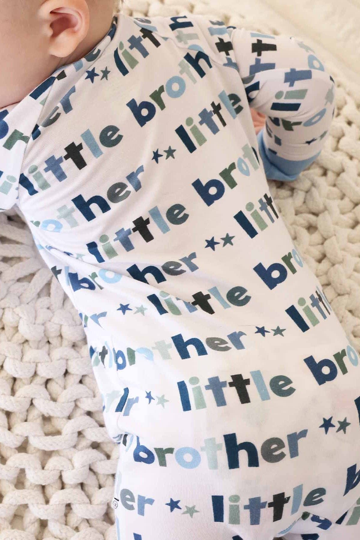 Little Brother Convertible Bamboo Zip Romper